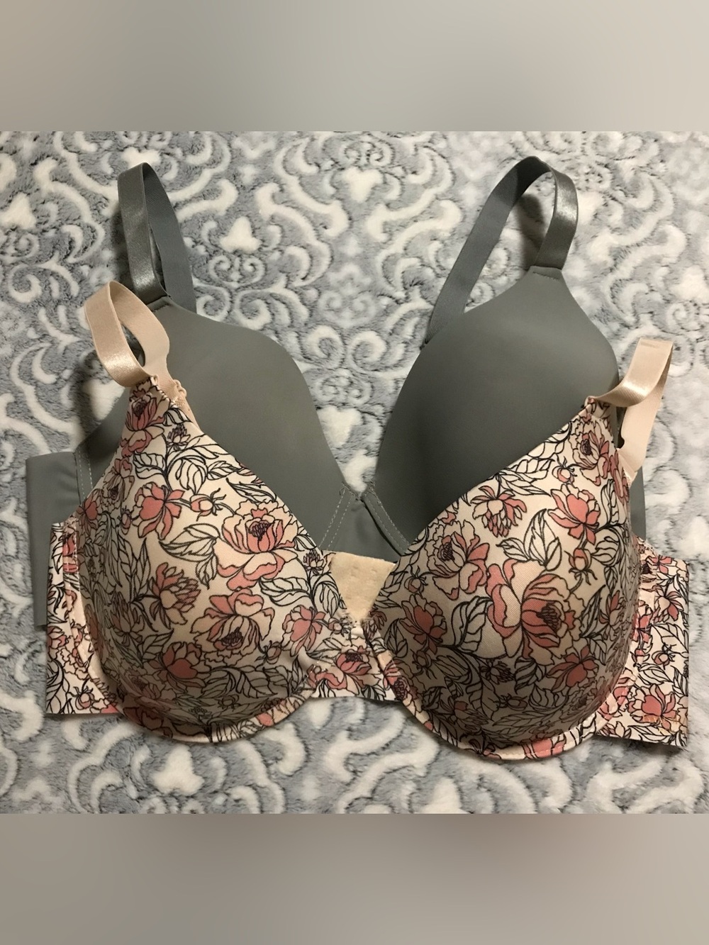 Isaac Mizrahi Underwire Bra Set (2) 38D